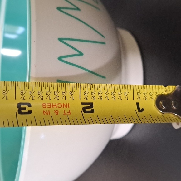 3 Rae Dunn Melamie Cereal Bowls Blue Interior Paradise Good Vibes and S… - Picture 5 of 8